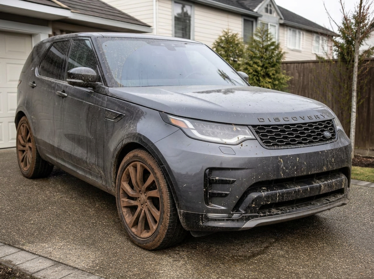 Dirty SUV before detail